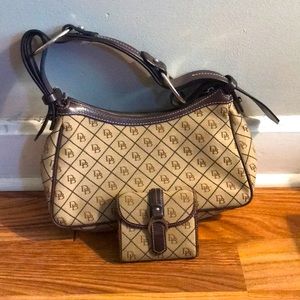 Dooney & Bourke handbag and wallet set
